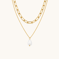 Capri Layered Necklace -  18K Gold Plated