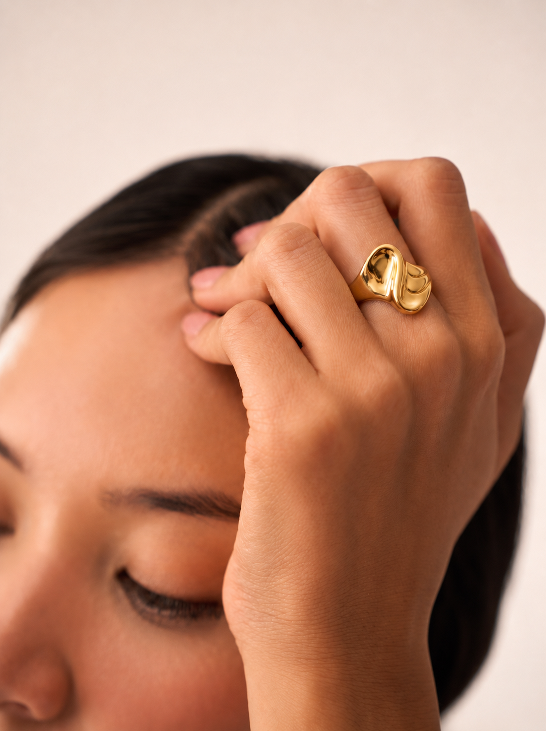 Caroline Ring – 18K Gold Plated