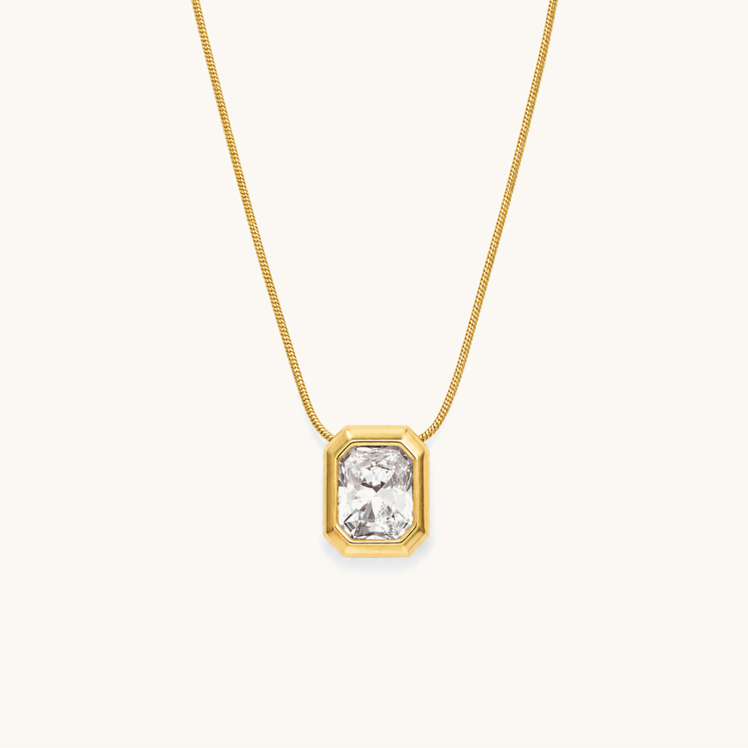Classic Gleam Necklace - 18K Gold Plated image 1