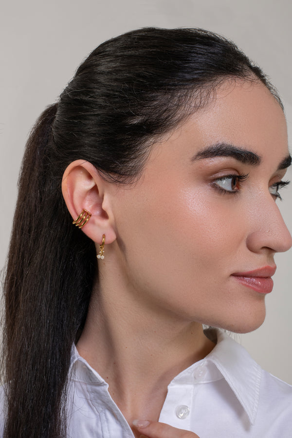 Zoey Ear Cuff - 18K Gold Plated