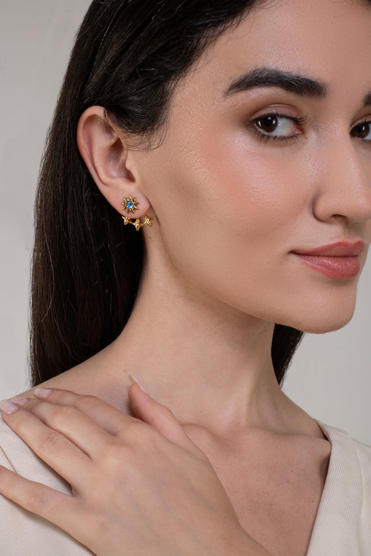 Riri Earrings - 18K Gold Plated image 2