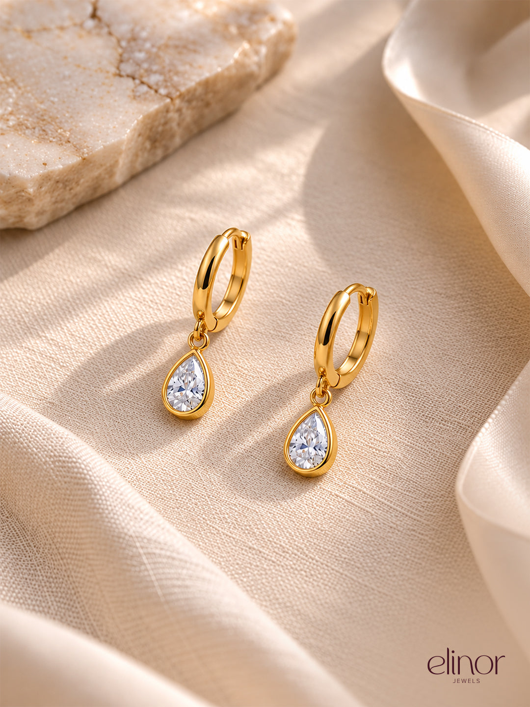 Celo Huggies - 18K Gold Plated image 2