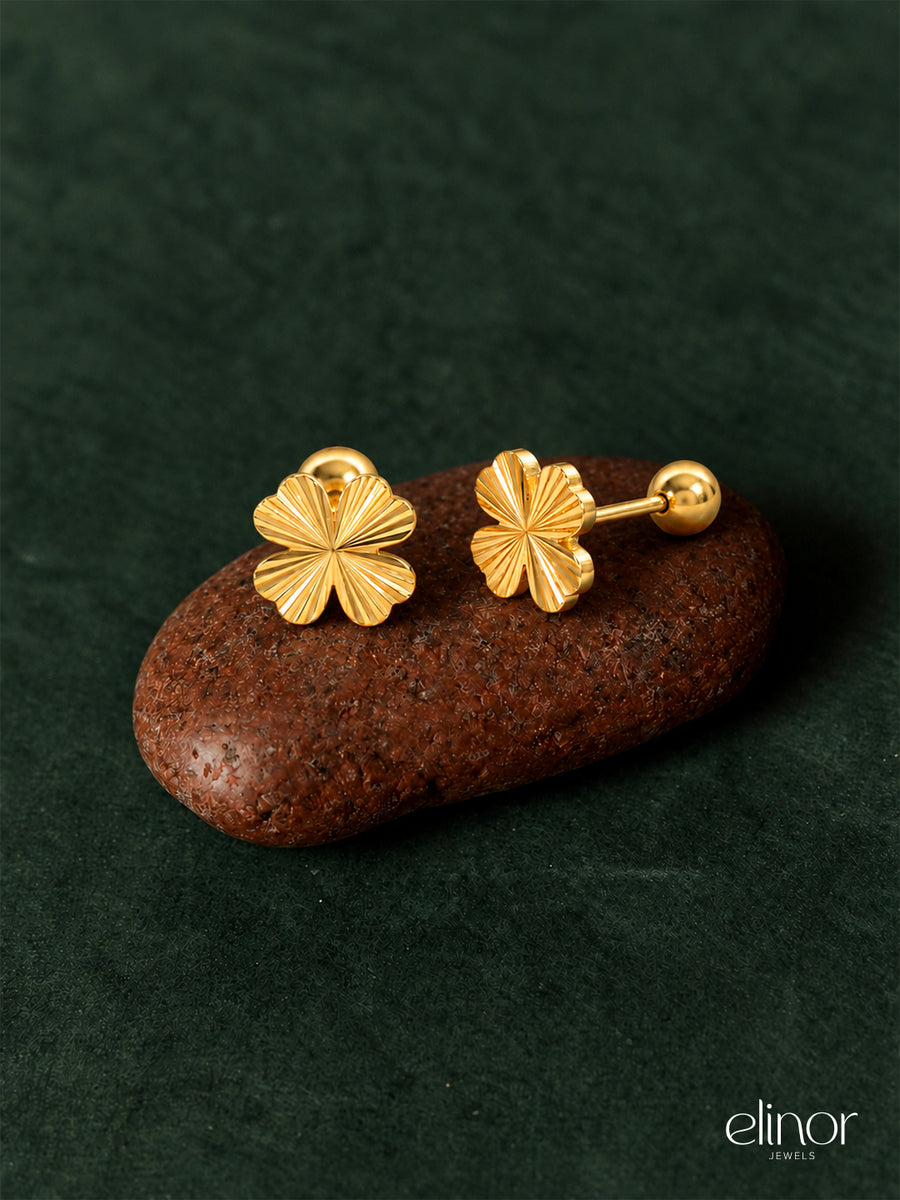 Dania Studs - 18K Gold Plated image 2