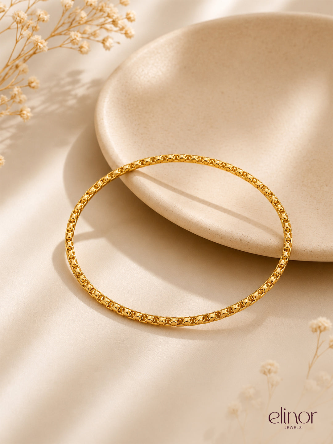 Soraya Bangle - 18K Gold Plated