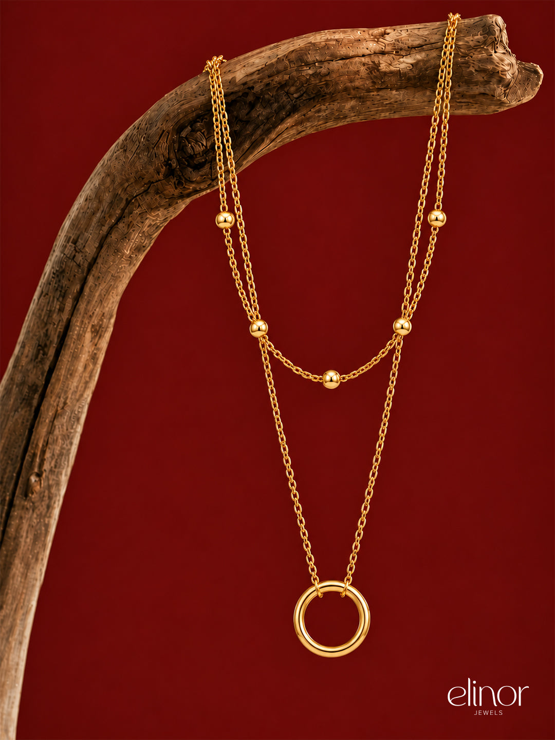 Tali Layered Necklace - 18K Gold Plated image 2