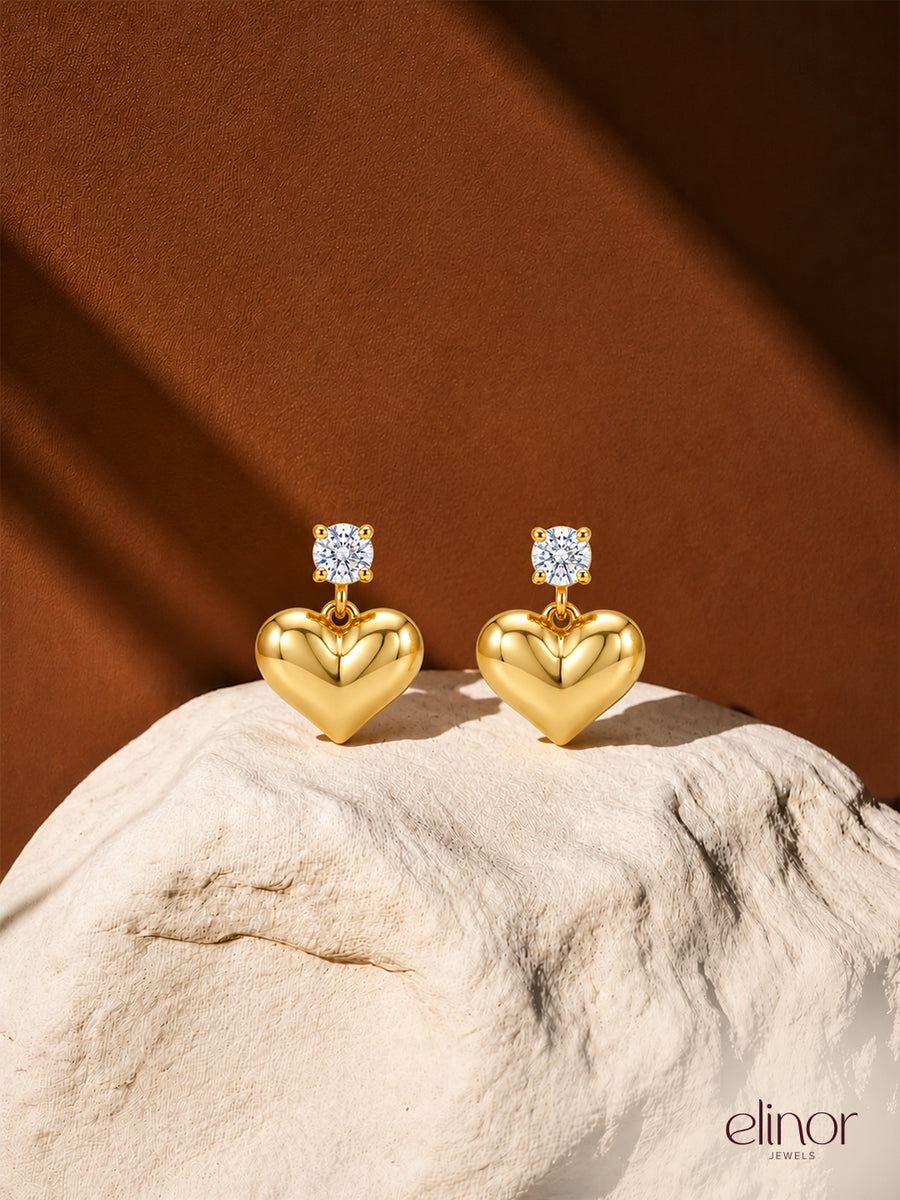 Talia Drop Studs - 18K Gold Plated image 2