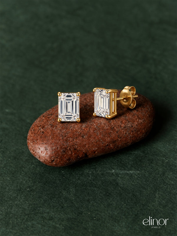 Zara Frame Studs - 18K Gold Plated