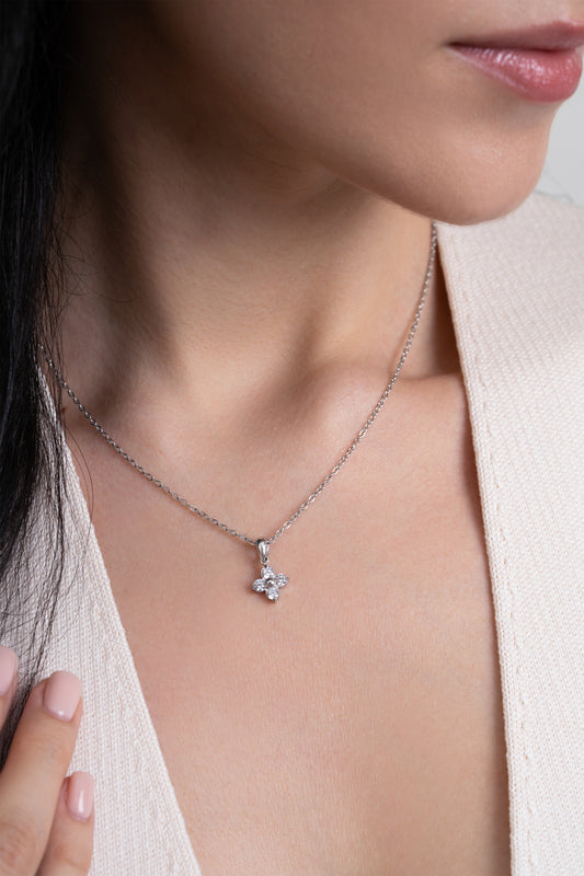 Fleur Necklace - Silver Edition