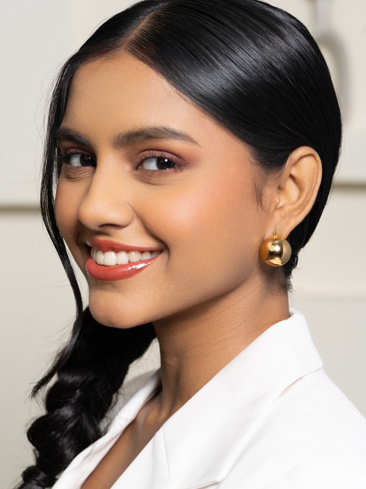 Silvia Hoops- 18K Gold Plated