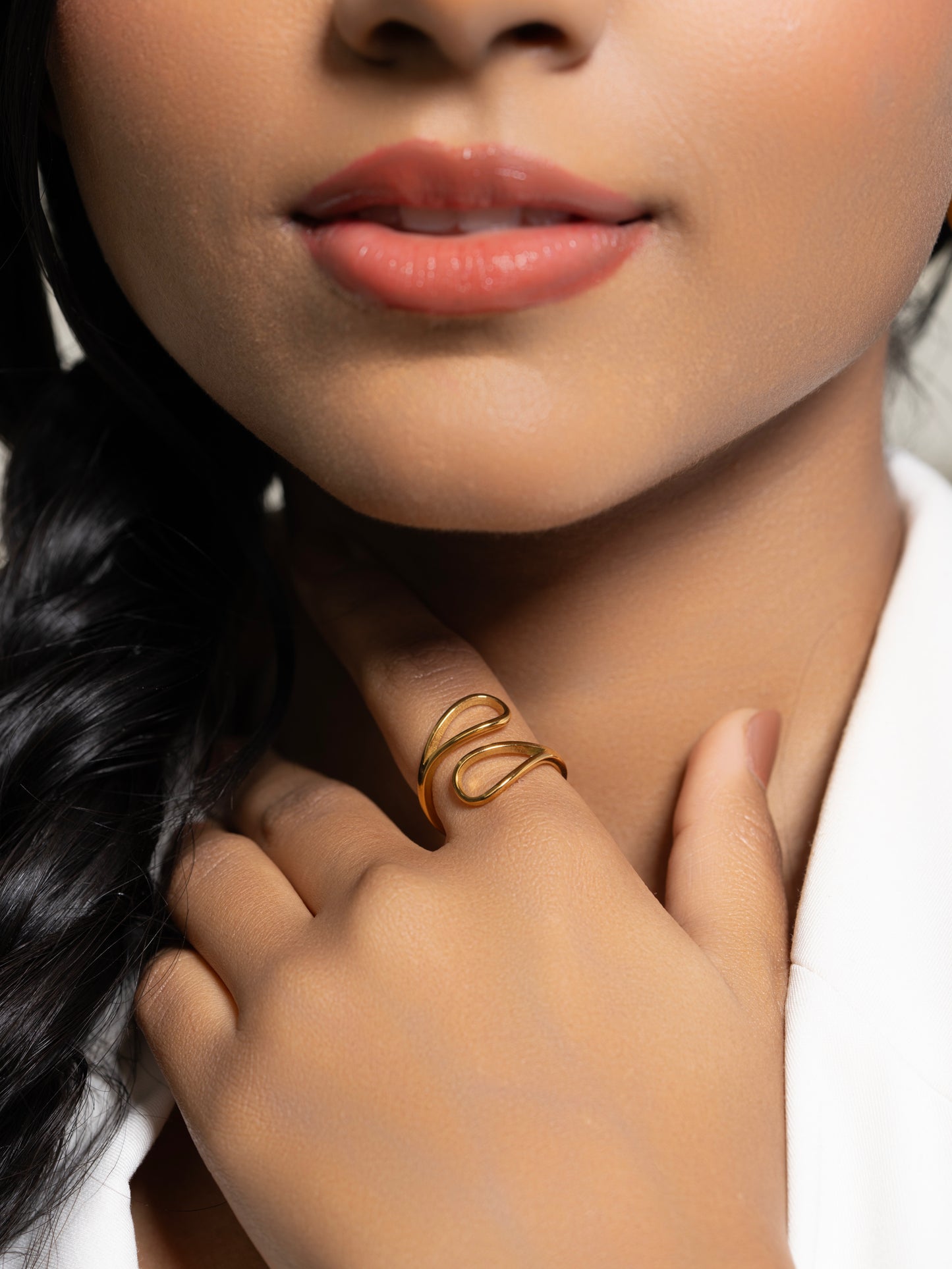 Duet Ring - 18K Gold plated