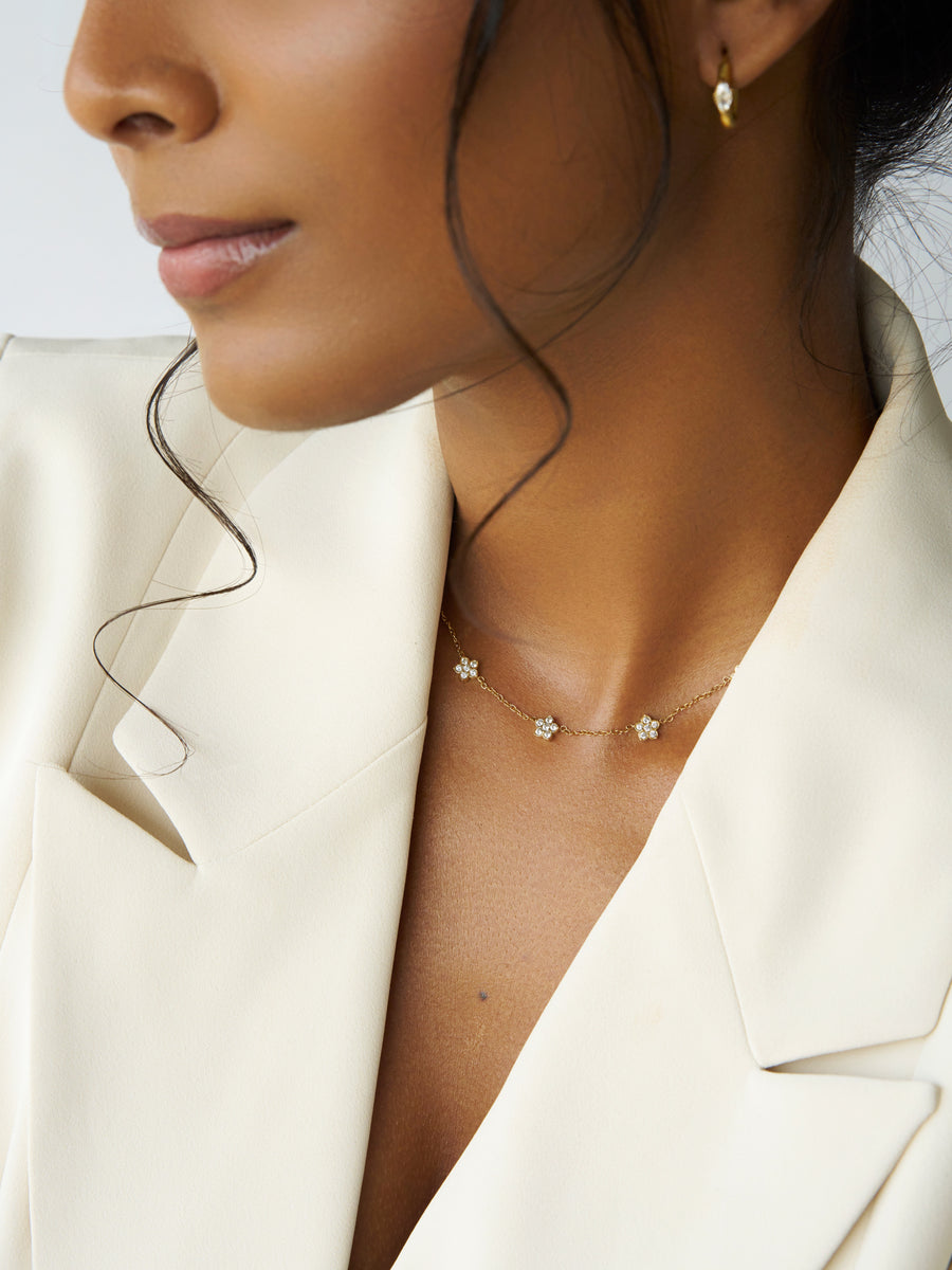 Florence Necklace - 18K Gold Plated image 4