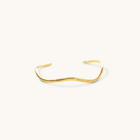 Wave cuff - 18K Gold Plated
