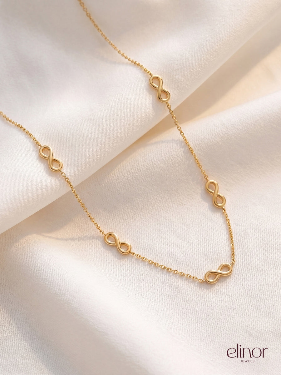 Endlessé Necklace – 18K Gold Plated image 2