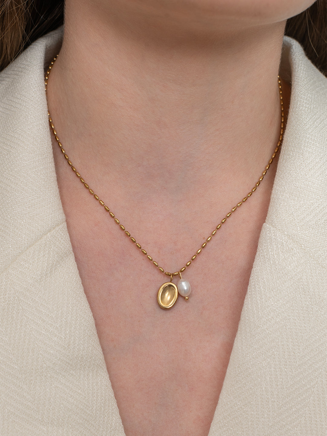 Rosique Necklace  - 18k Gold Plated image 4