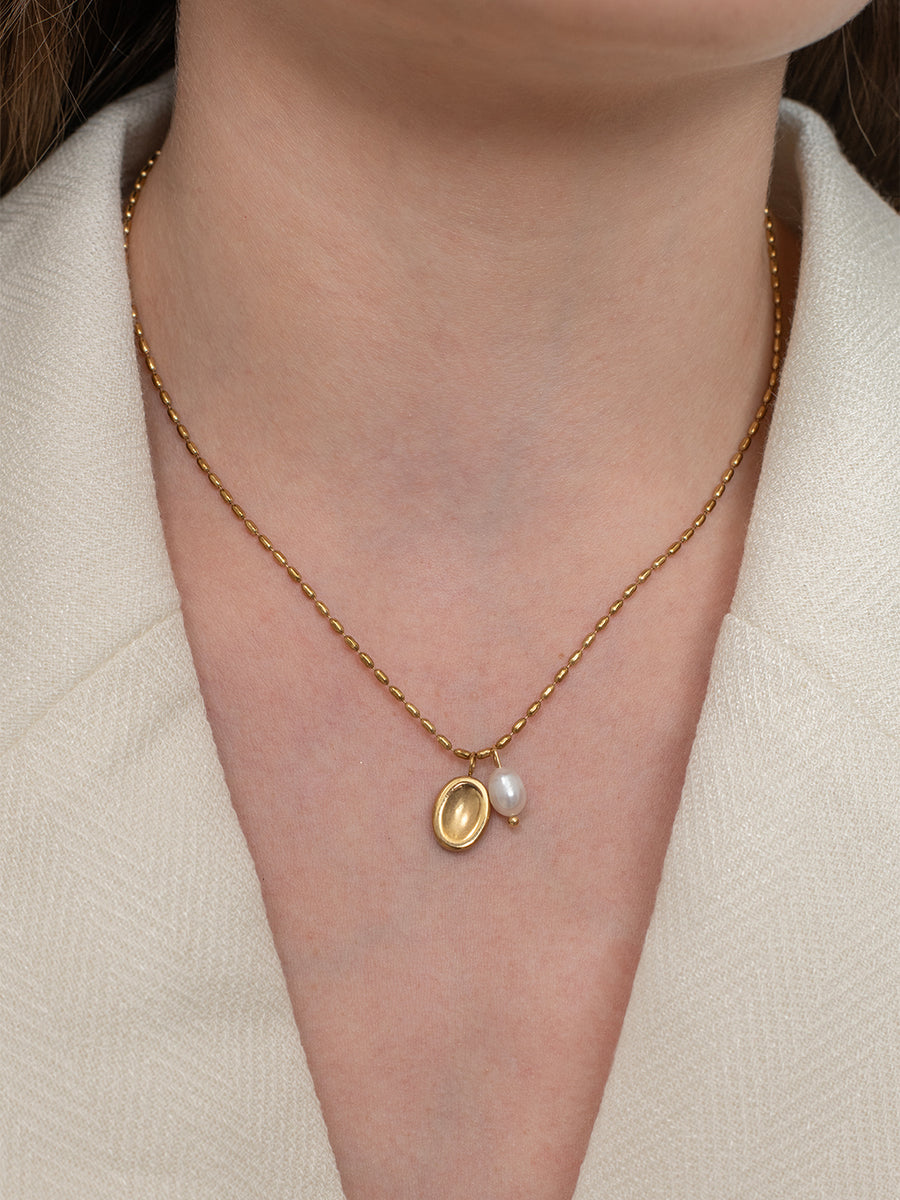 Rosique Necklace  - 18k Gold Plated image 4