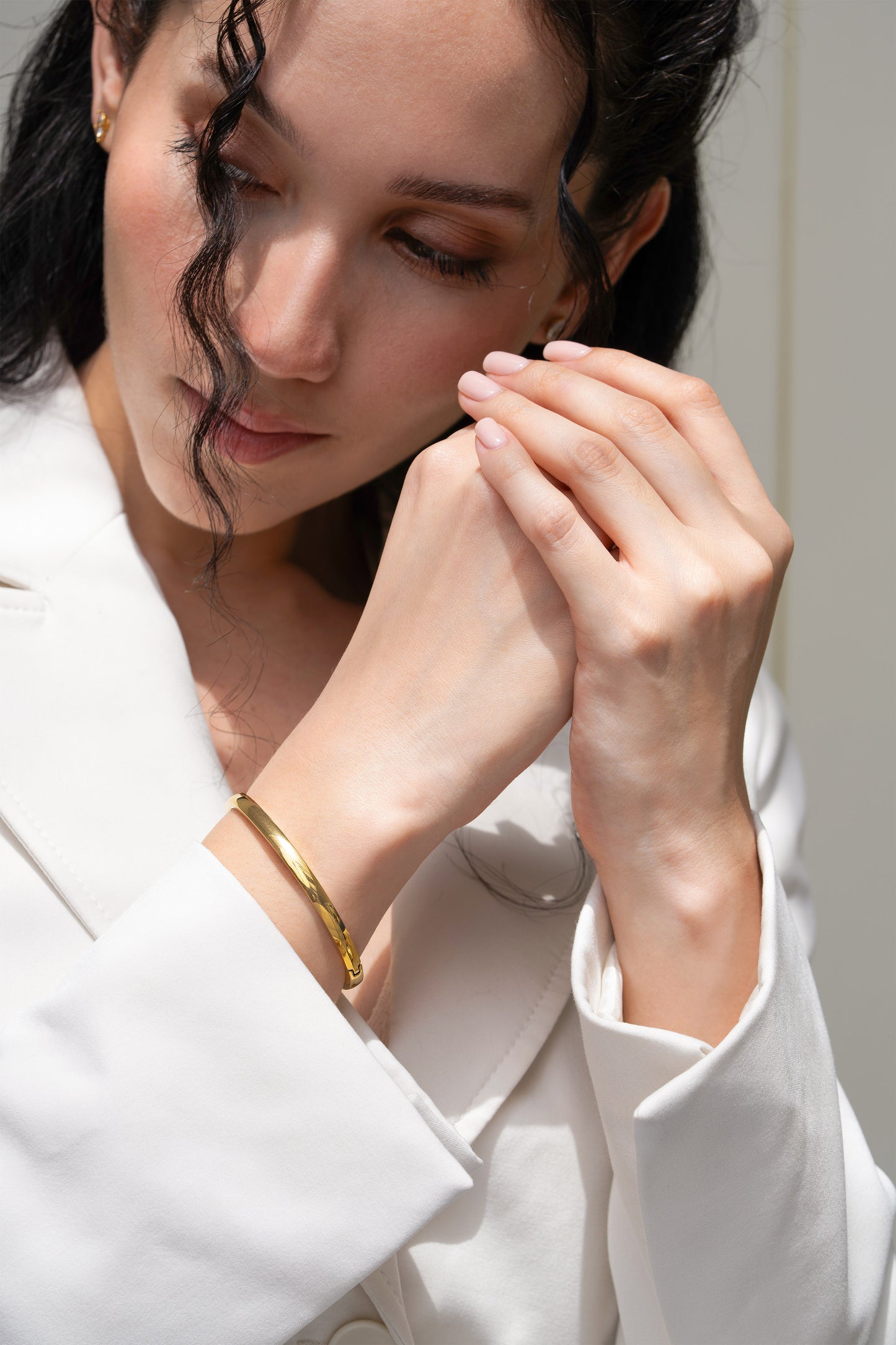 Kai 5mm Bangle - 18K Gold Plated