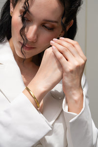 Kai 5mm Bangle - 18K Gold Plated