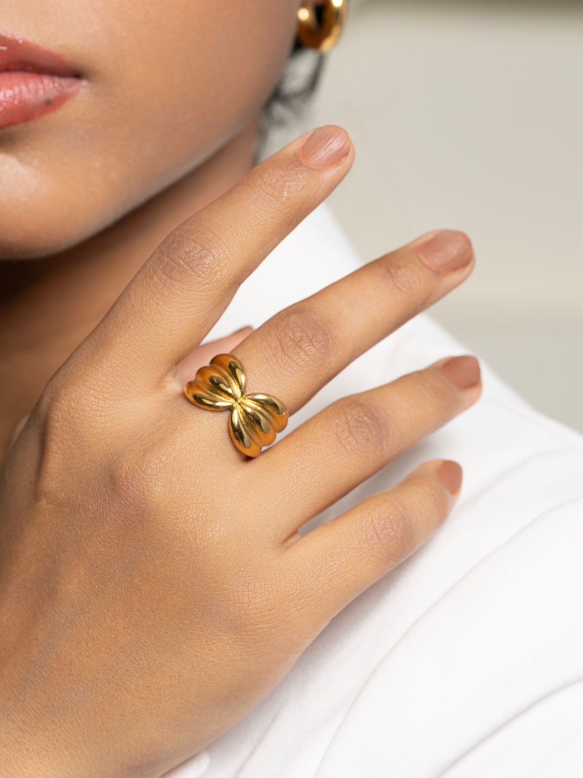 Yana Ring - 18K Gold Plated image 2
