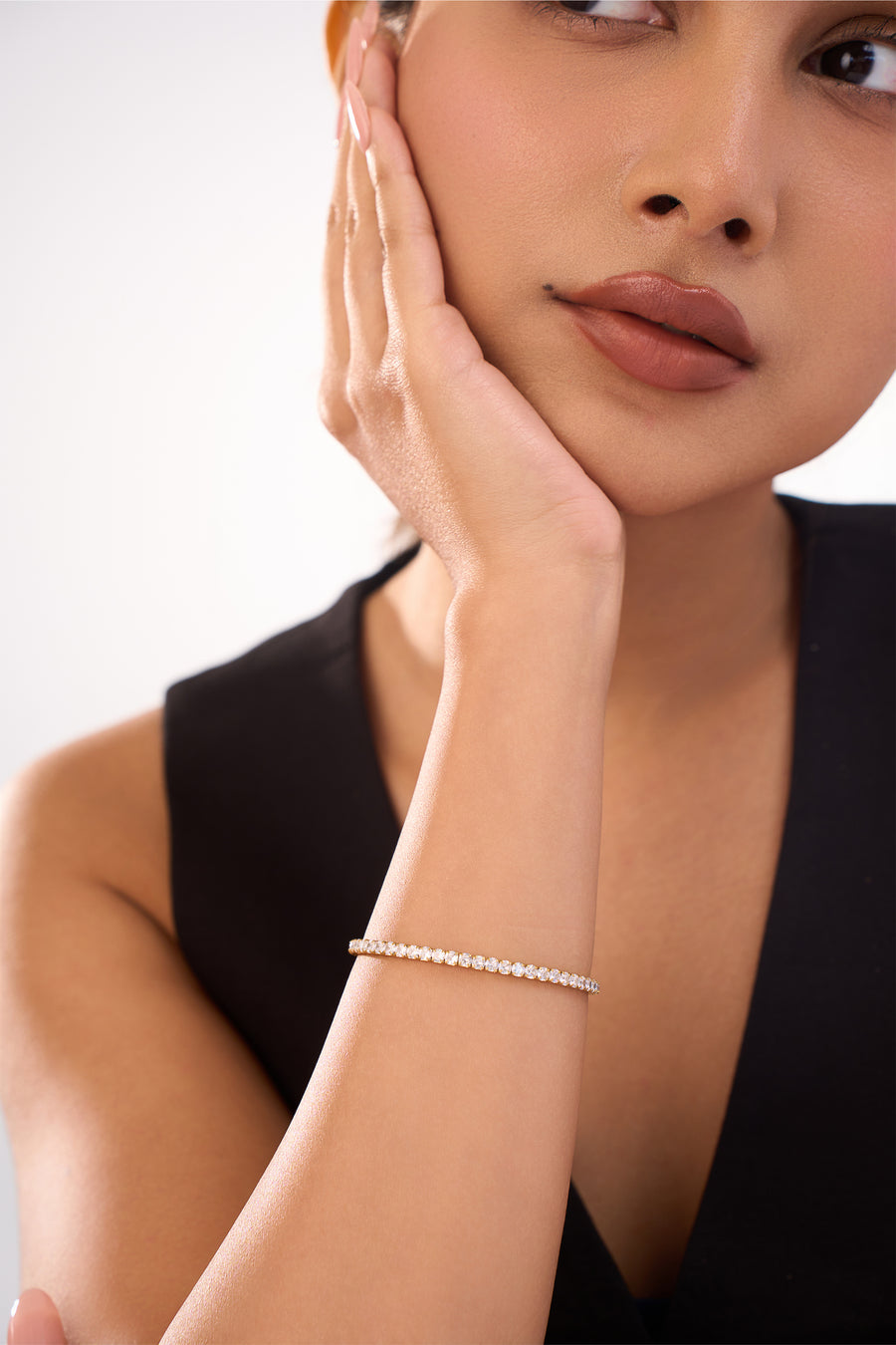 Flexi Tennis Bracelet - 18K Gold Plated image 6