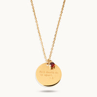 Coin Necklace Large - 18K Gold Plated