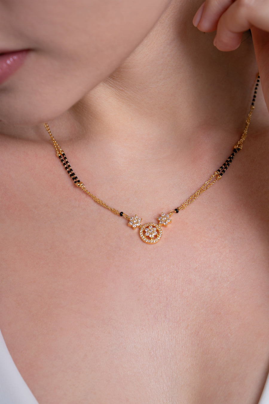 Ahana Mangalsutra - 18K Gold Plated image 1