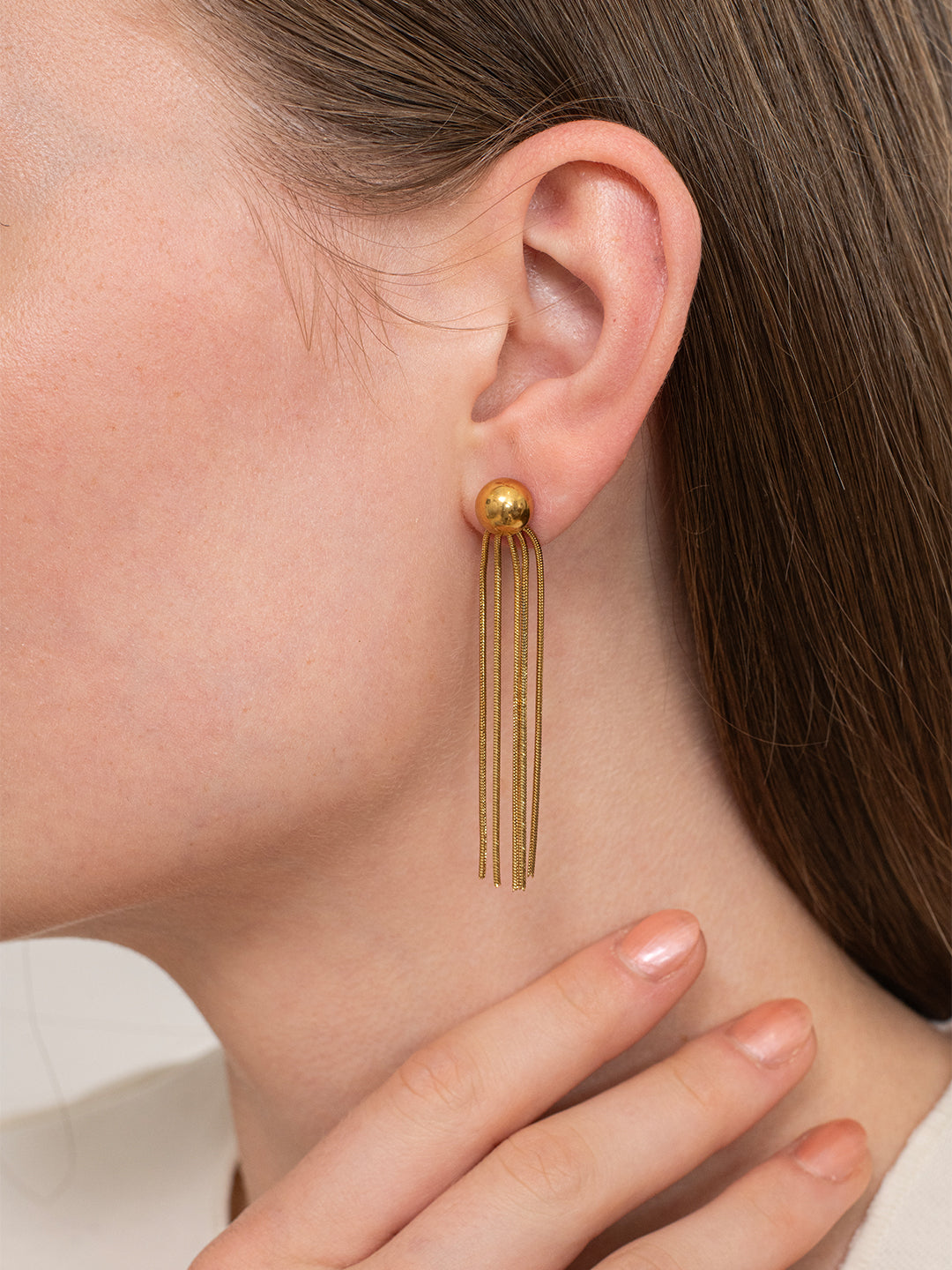 Azura Earrings – 18K Gold Plated image 3
