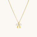 Bow Necklace  - 18K Gold Plated