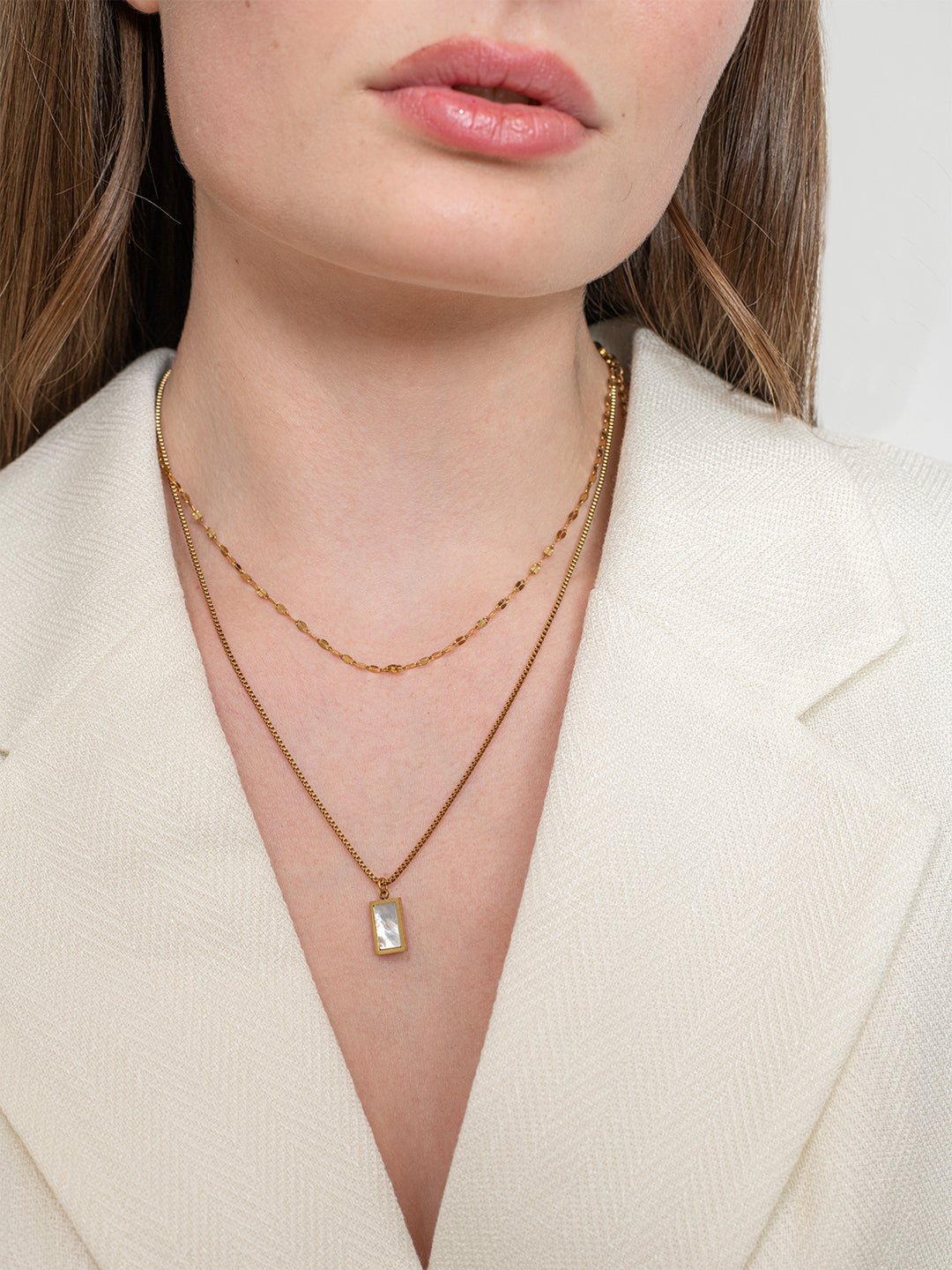 Remi Layered Necklace - 18k Gold Plated