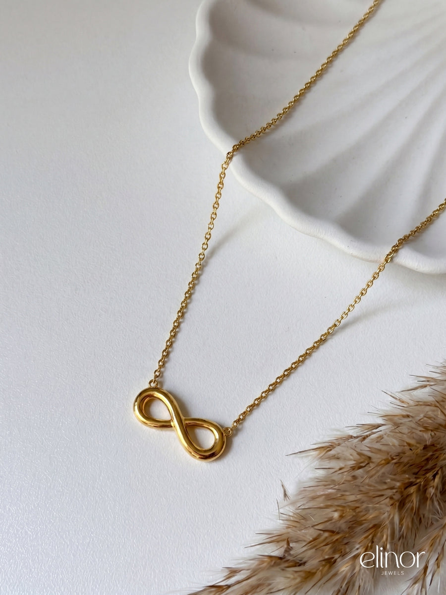 Infinity Loop Necklace – 18K Gold Plated image 5