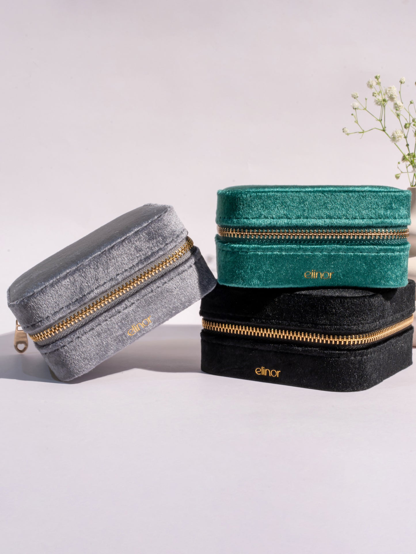 Aeries Jewellery Organiser Box- Grey