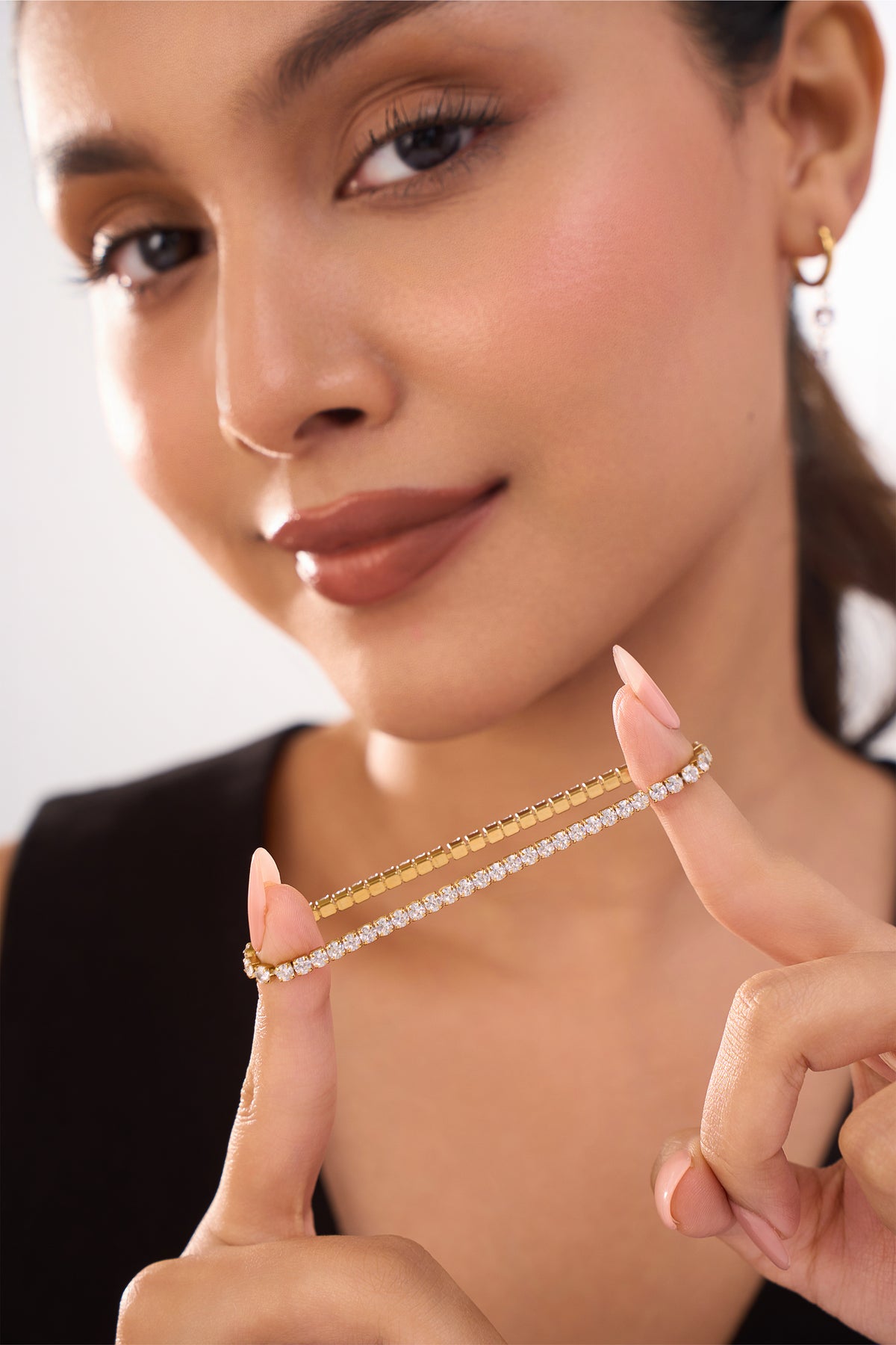 Flexi Tennis Bracelet - 18K Gold Plated image 2