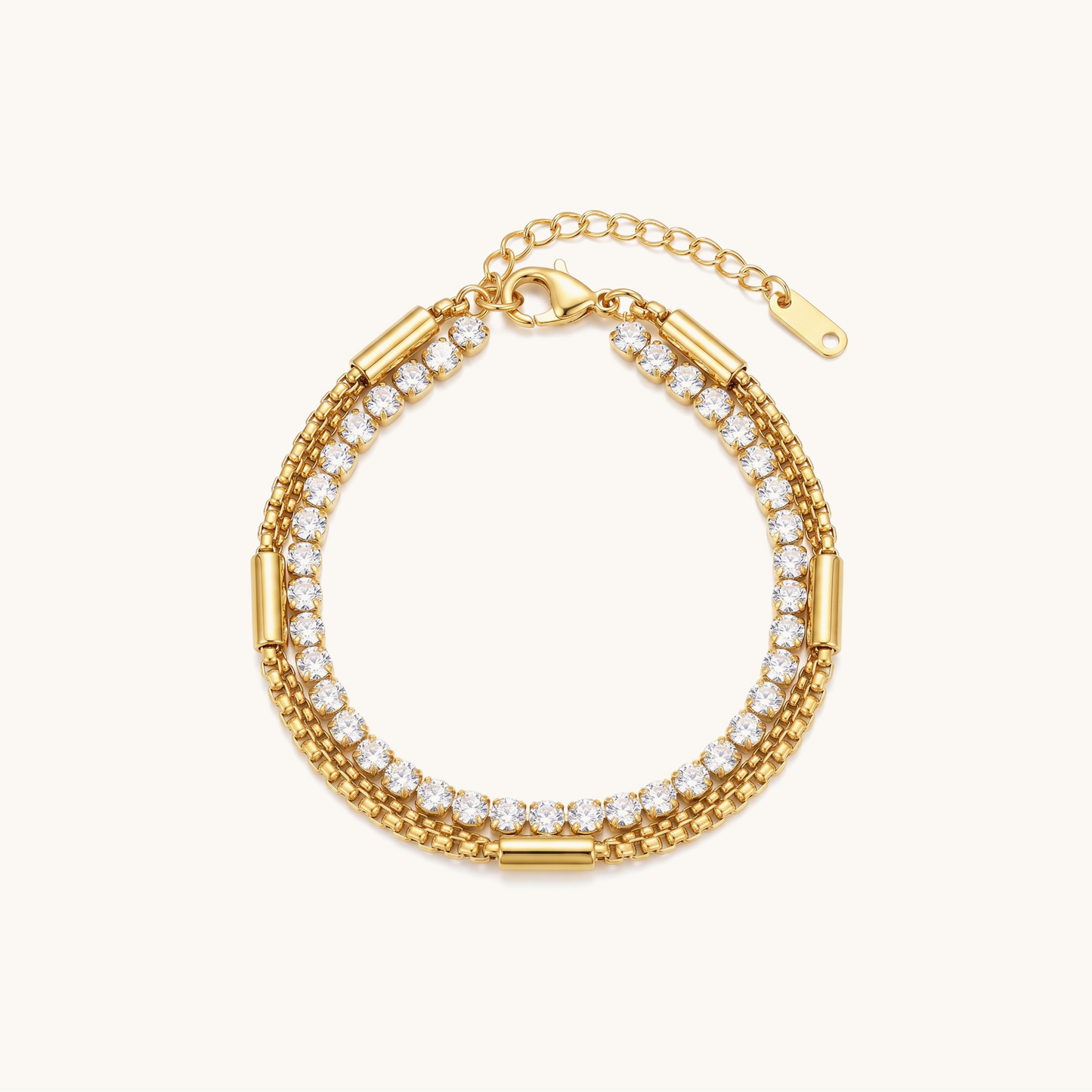 Gleam bracelet - 18k Gold Plated