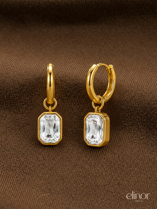 Glimora Hoops - 18K Gold Plated