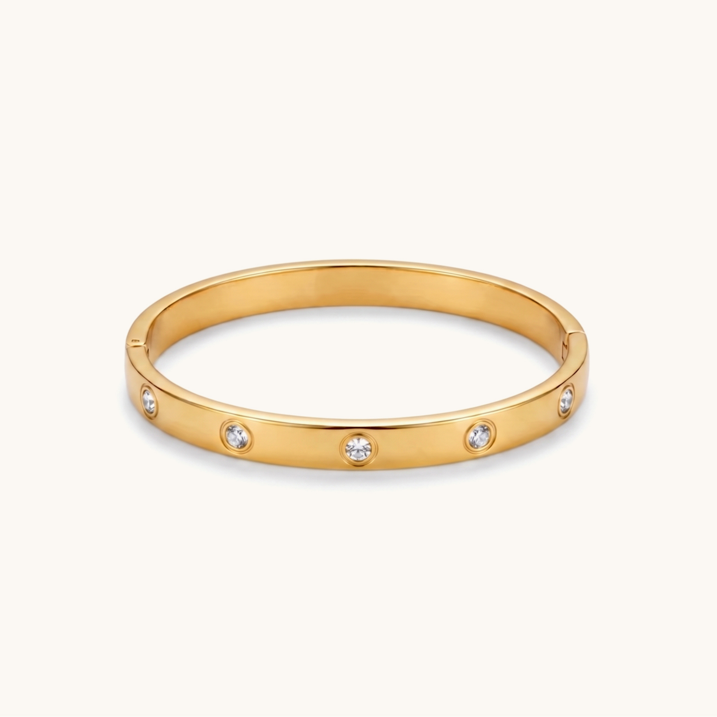 Glowline Cuff – 18K Gold Plated