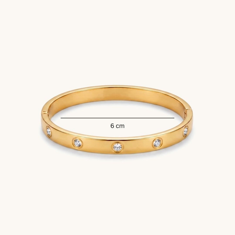 Glowline Cuff – 18K Gold Plated image 9