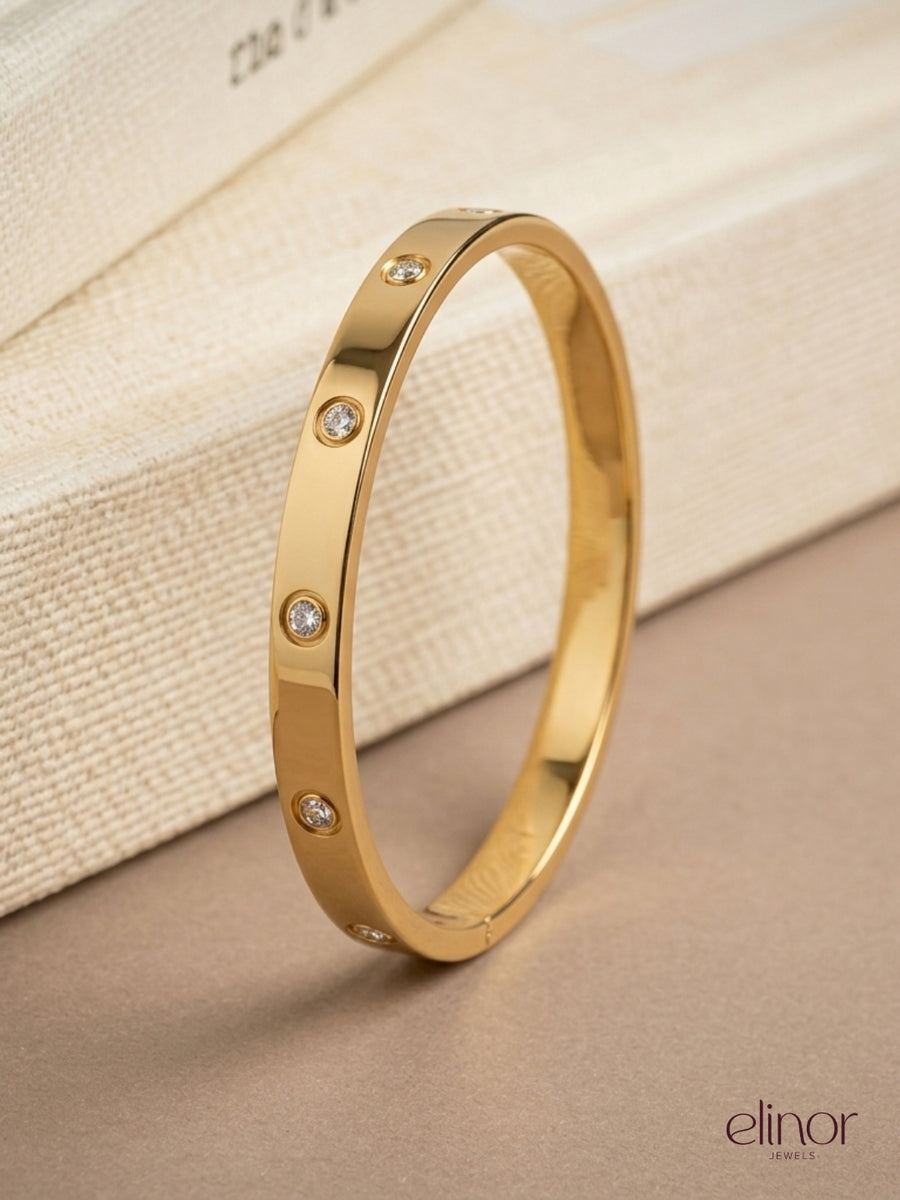 Glowline Cuff – 18K Gold Plated image 5