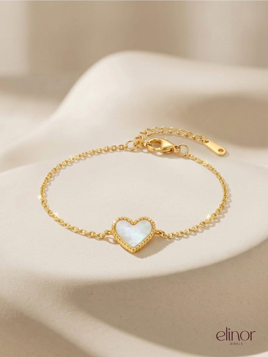 Golden Heart Bracelet - 18K Gold Plated image 2
