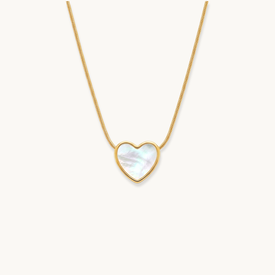 Opal Love Necklace - 18K Gold Plated image 1