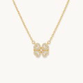 Elara Clover Necklace - 18K Gold Plated