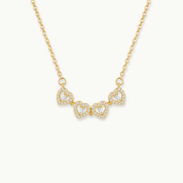 Elara Clover Necklace - 18K Gold Plated