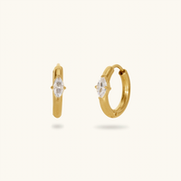 Leah Huggies - 18K Gold Plated