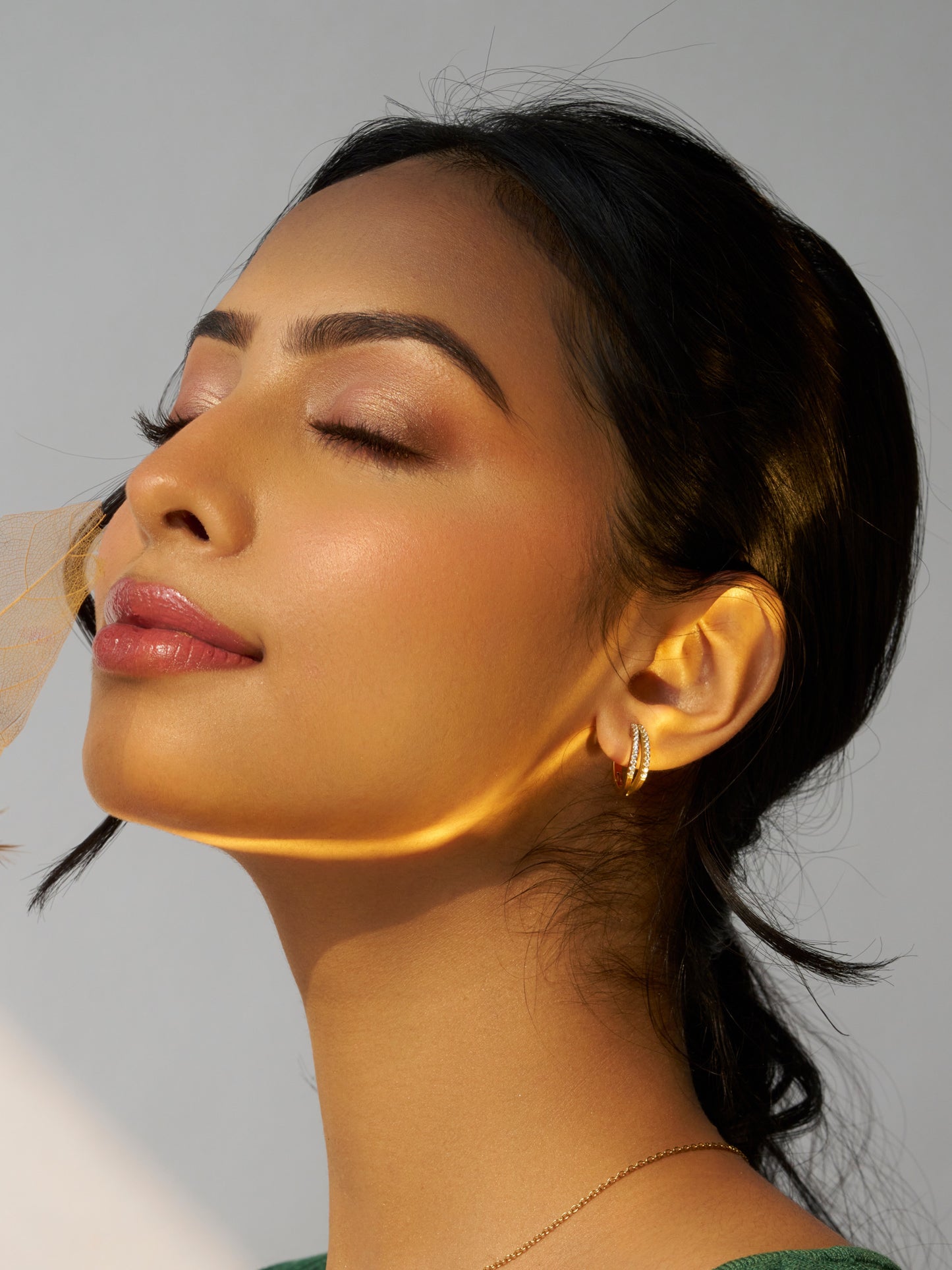 Autumn Hoops - 18K Gold Plated