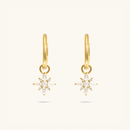 Emma Earrings - 18K Gold Plated