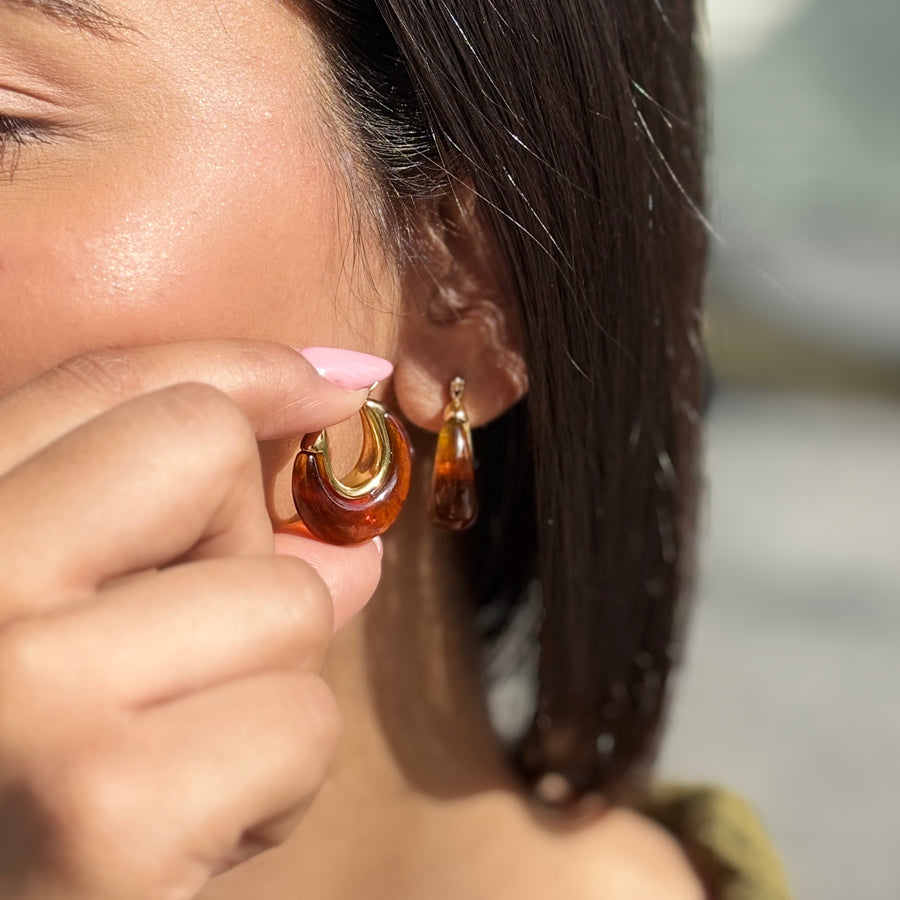 Aura Hoops - 18K Gold Plated image 4