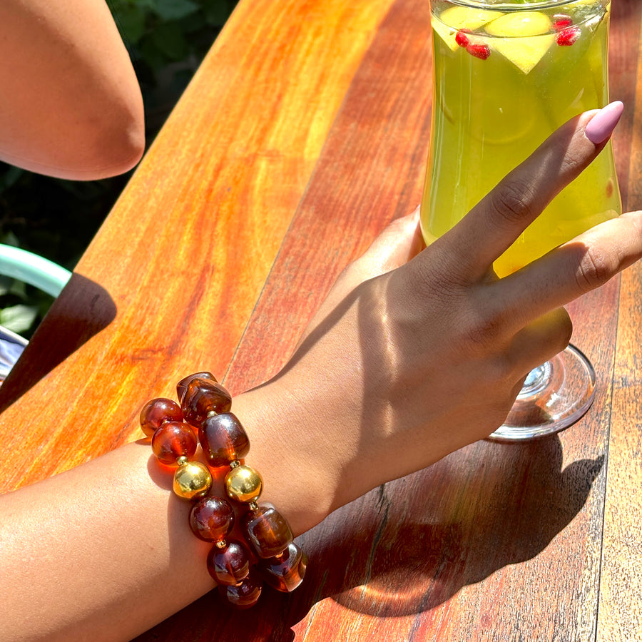 Sunstone Bracelet - 18K Gold Plated image 5