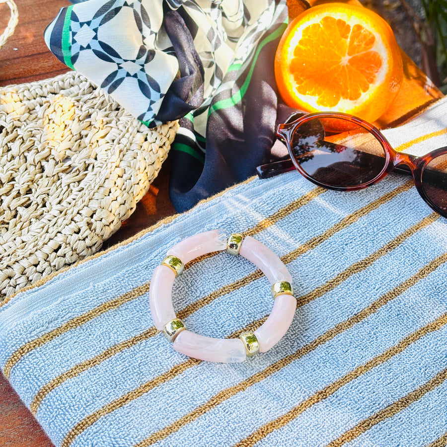 Pink Sand Bracelet - 18K Gold Plated image 7