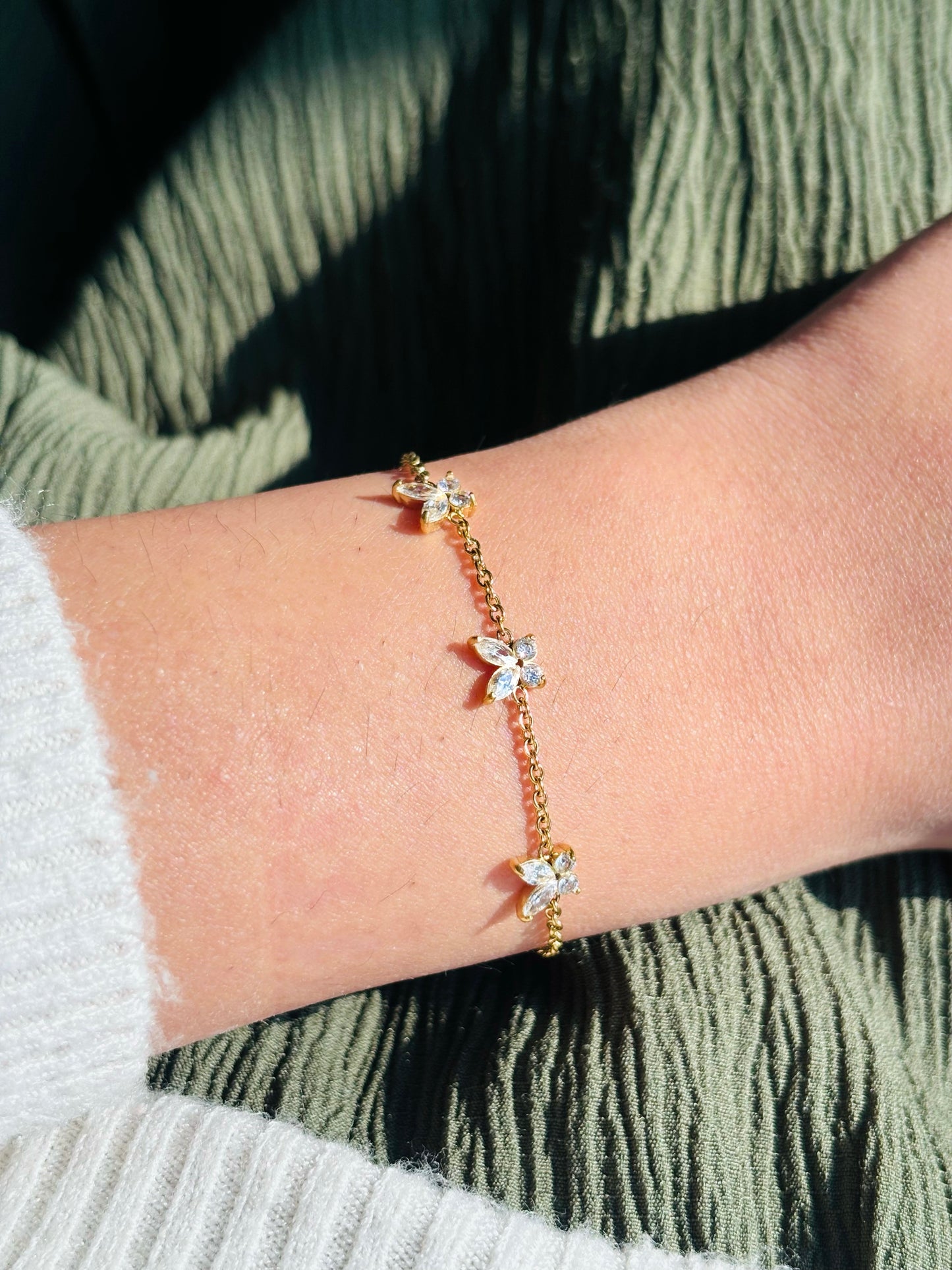 Evelyn Bracelet - 18k Gold plated