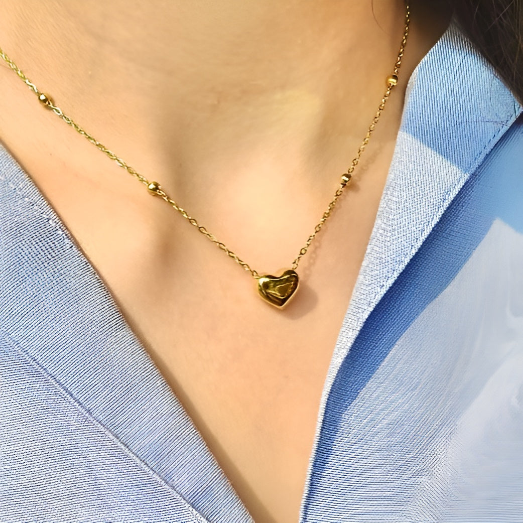 Sweet Love Necklace - 18k Gold Plated