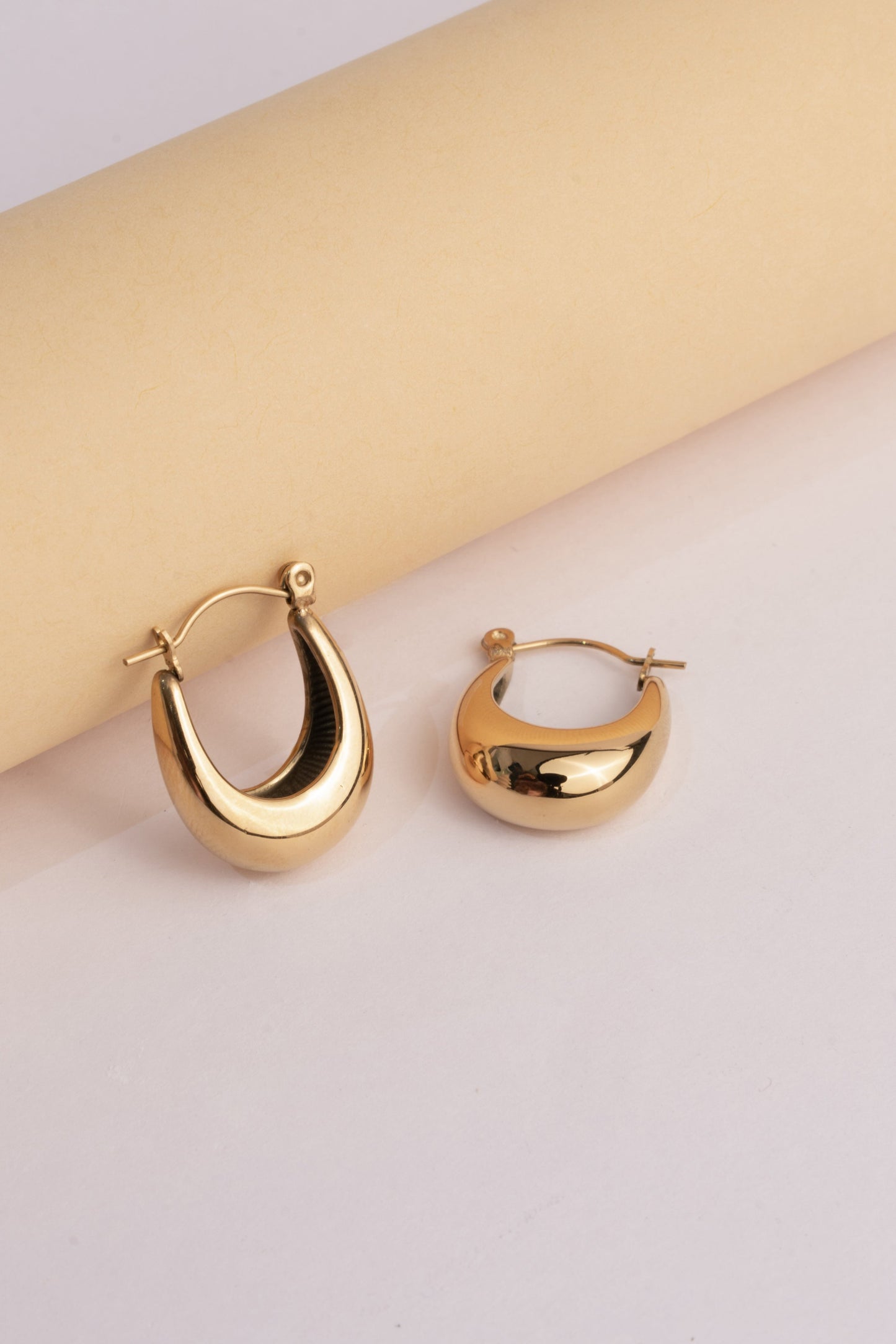 Edwina Hoops - 18K Gold Plated