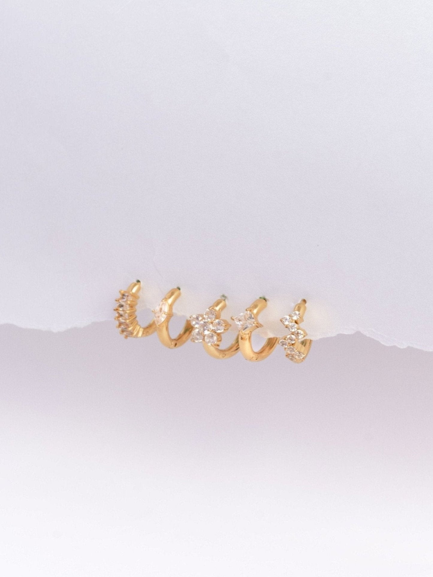 Flower Huggies - 18K Gold Plated